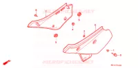 COUVERCLES LATERAUX pour Honda XR 600 R de 1993