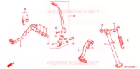 PEDALE DE FREIN pour Honda XR 600 R de 1993