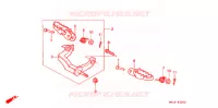 REPOSE PIED pour Honda XR 600 R de 1993