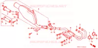 SILENCIEUX D'ECHAPPEMENT pour Honda XR 600 R de 1993