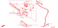 MAITRE CYLINDRE DE FREIN AVANT pour Honda XR 600 R de 1995