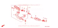 REPOSE PIED pour Honda XR 600 R de 1995