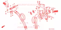 COMMODOS   POIGNEES pour Honda XR 600 R de 1996