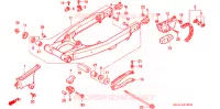 BRAS OSCILLANT pour Honda XR 600 R de 1998