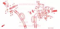 COMMODOS   POIGNEES pour Honda XR 600 R de 1998