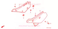COUVERCLES LATERAUX pour Honda XR 600 R de 1998