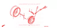 ALTERNATEUR pour Honda XR 650 L de 2004