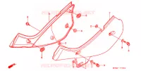 COUVERCLES LATERAUX pour Honda XR 650 L de 2004