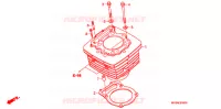 CYLINDRE pour Honda XR 650 L de 2004