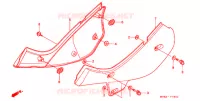 COUVERCLES LATERAUX pour Honda XR 650 L de 2006