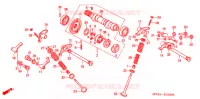 ARBRE A CAMES pour Honda XR 650 L de 2008