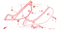 COUVERCLES LATERAUX pour Honda XR 650 L de 2008
