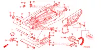 BRAS OSCILLANT pour Honda XR 650 L de 2009