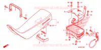 SELLE pour Honda XR 650 L de 2009
