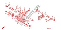 BARILLET DE SELECTION pour Honda XR 650 L de 2011