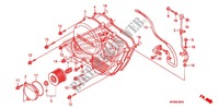 CARTER MOTEUR DROIT pour Honda XR 650 L de 2012
