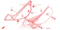 COUVERCLES LATERAUX pour Honda XR 650 L de 2012