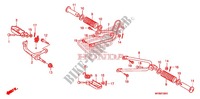 REPOSE PIED pour Honda XR 650 L de 2012