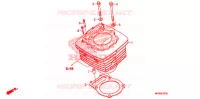 CYLINDRE pour Honda XR 650 L de 2015