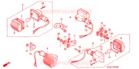 CLIGNOTANT pour Honda XR 650 L de 1993