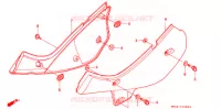 COUVERCLES LATERAUX pour Honda XR 650 L de 1993