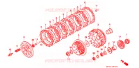 EMBRAYAGE pour Honda XR 650 L de 1993
