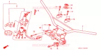 GUIDON pour Honda XR 650 L de 1993