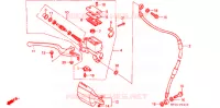 MAITRE CYLINDRE DE FREIN AVANT pour Honda XR 650 L de 1993