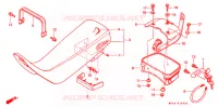 SELLE pour Honda XR 650 L de 1993