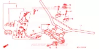 GUIDON pour Honda XR 650 L de 1993
