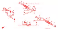 REPOSE PIED pour Honda XR 650 L de 1993