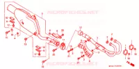 SILENCIEUX D'ECHAPPEMENT pour Honda XR 650 L de 1996