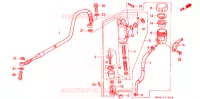 MAITRE CYLINDRE DE FREIN ARRIERE pour Honda XR 650 L de 1997