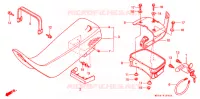 SELLE pour Honda XR 650 L de 1997