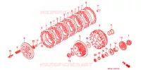 EMBRAYAGE pour Honda XR 650 L de 1999