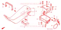 SELLE pour Honda XR 650 L de 2000
