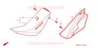SELLE   COUVERCLE LATERAL DROIT pour Honda XR 650 R de 2000