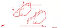 COUVERCLES LATERAUX pour Honda XR 70 de 2002