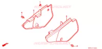 COUVERCLES LATERAUX pour Honda XR 70 de 1997