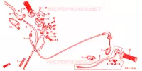 LEVIER DE GUIDON   CABLE pour Honda XR 70 de 1997