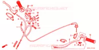 LEVIER DE GUIDON   CABLE pour Honda XR 70 de 2000