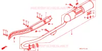 SILENCIEUX D'ECHAPPEMENT pour Honda XR 80 de 1991