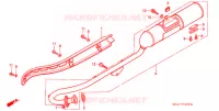 SILENCIEUX D'ECHAPPEMENT (1) pour Honda XR 80 de 1996