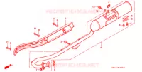 SILENCIEUX D'ECHAPPEMENT (1) pour Honda XR 80 de 1998
