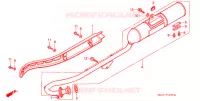 SILENCIEUX D'ECHAPPEMENT (1) pour Honda XR 80 de 1999