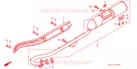 SILENCIEUX D'ECHAPPEMENT (1) pour Honda XR 80 de 2000