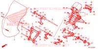 PARE BRISE pour Honda X ADV 750 de 2018