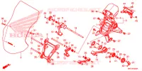 PARE BRISE pour Honda X ADV 750 35KW de 2018