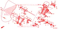 PARE BRISE pour Honda X ADV 750 35KW de 2018