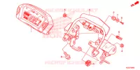 COMPTEUR pour Honda CRF 250 M RED de 2015